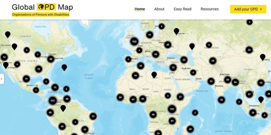 Globalna mapa organizacija osoba sa invaliditetom – nova platforma koja povezuje organizacije osoba sa invaliditetom širom sveta