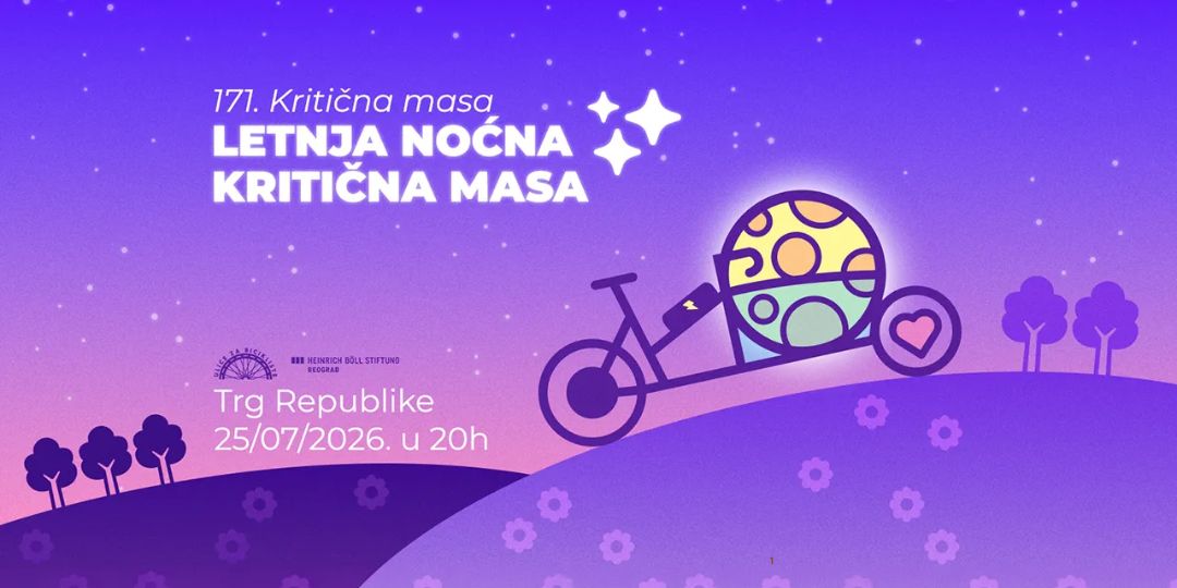 Vreme je za 171. noćnu Kritičnu masu